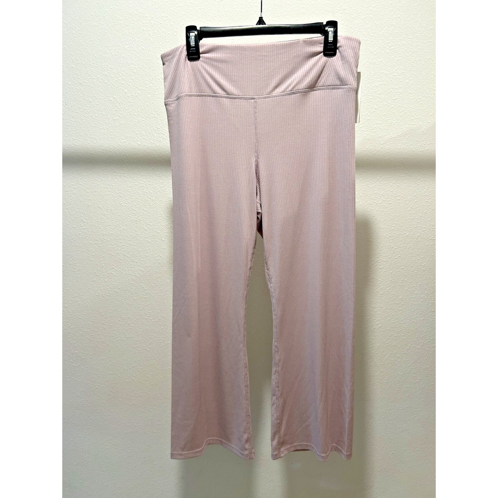 Calvin Klein Performance Womens Active High Waist Ankle Pants Evening Sand XL